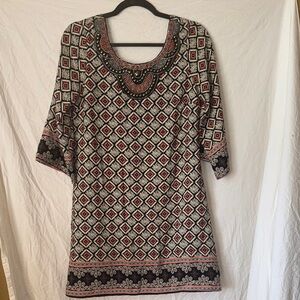 Francesca's Collections Multicolor Geometric dress